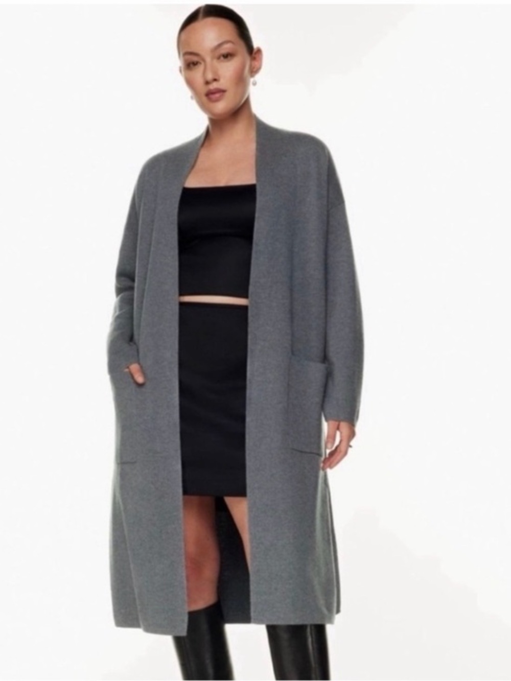 Aritzia Wilfred Belize Merino Wool Cardigan